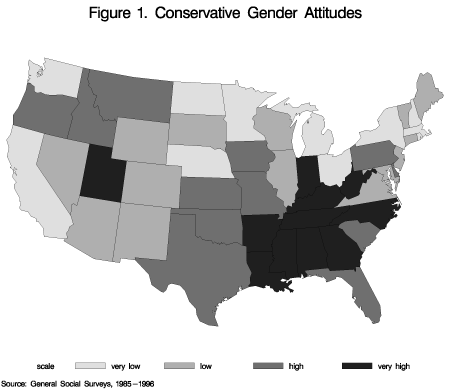 Map of Gender Attitudes